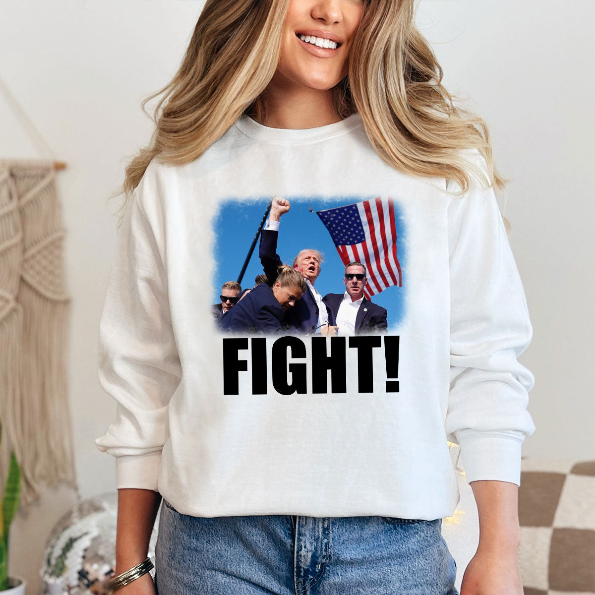 Trump-T-Shirt, Trump-Attentatsversuch-Shirt, Donald-Trump-T-Shirt, Trump-Unterstützer-Shirt, Republikanisches Shirt, Trump-2024-T-Shirt & Hoodie