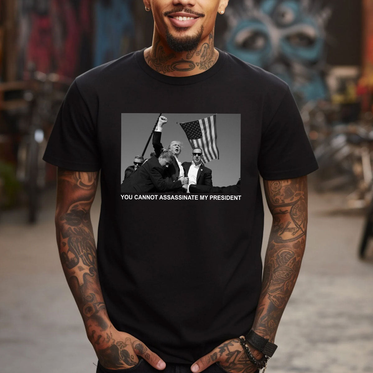 T-shirt « Unis nous sommes forts », T-shirt « Jamais de reddition », T-shirt « Luttons pour l’Amérique », T-shirt « Rassemblement 2024 », T-shirt et sweat à capuche « Luttons, Lutons, Lutons »