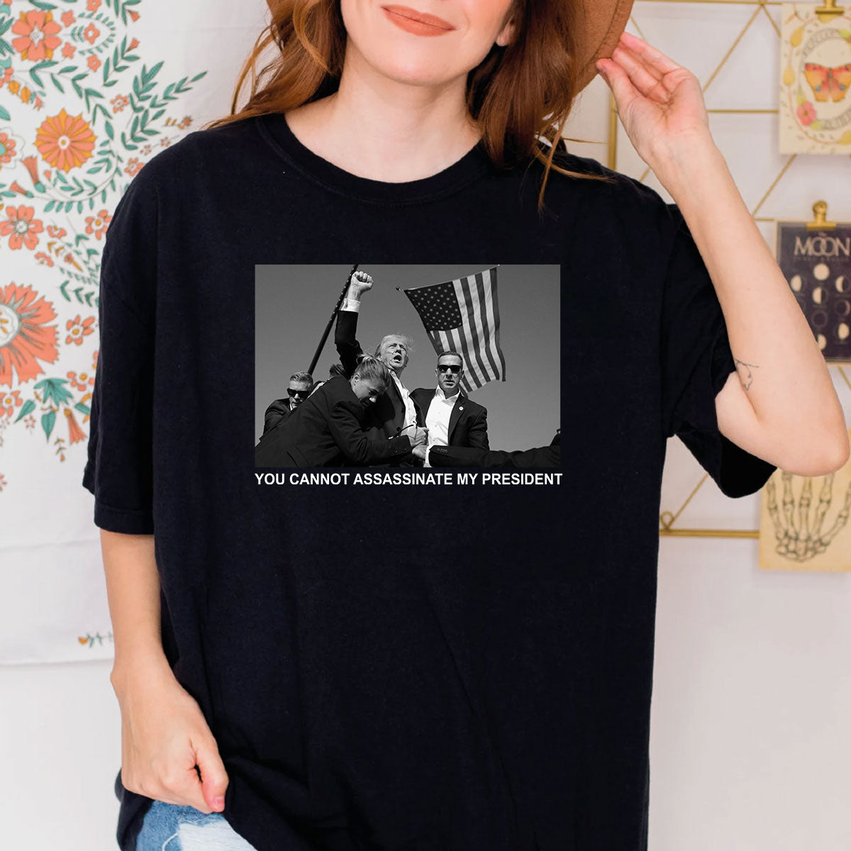 T-shirt « Unis nous sommes forts », T-shirt « Jamais de reddition », T-shirt « Luttons pour l’Amérique », T-shirt « Rassemblement 2024 », T-shirt et sweat à capuche « Luttons, Lutons, Lutons »