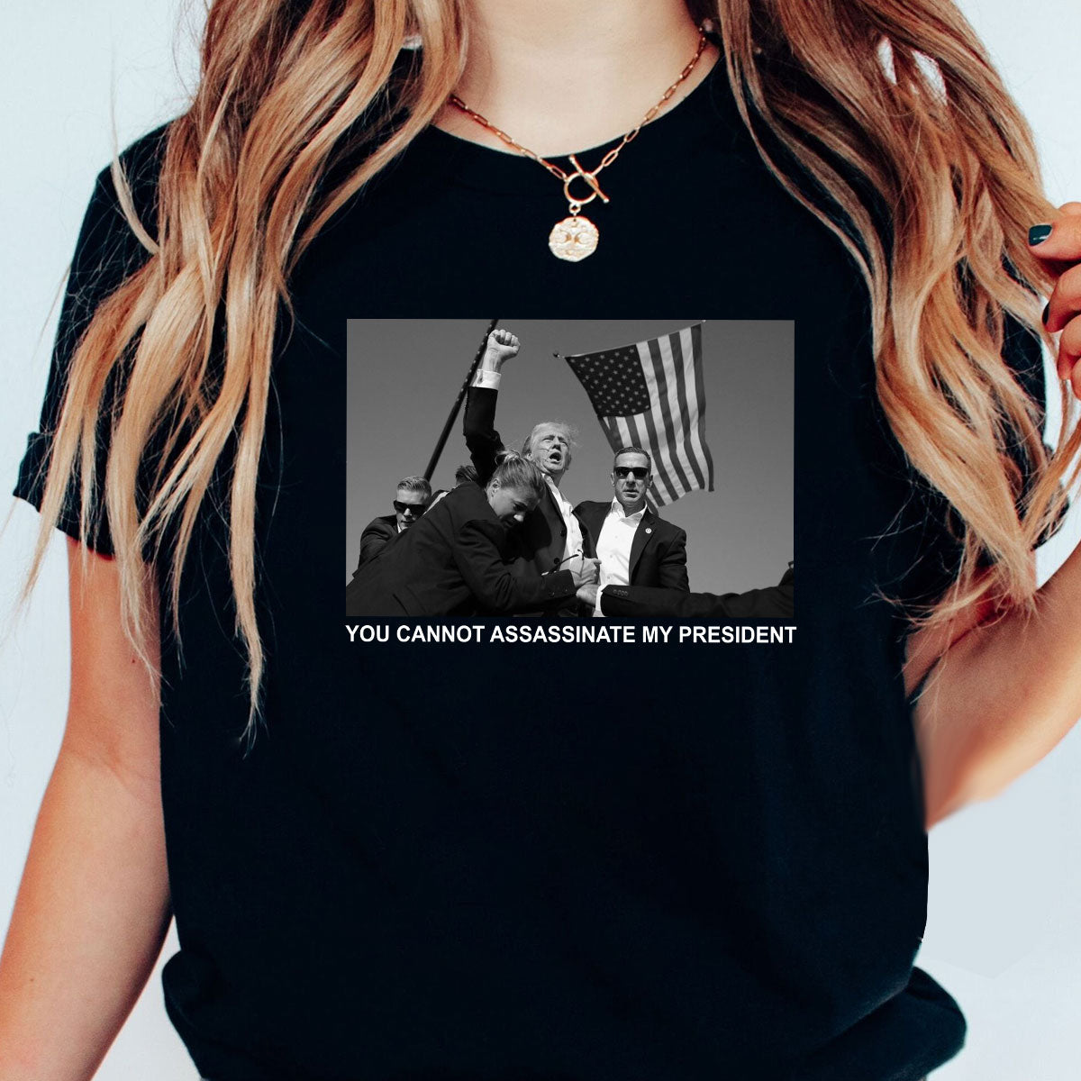 T-shirt « Unis nous sommes forts », T-shirt « Jamais de reddition », T-shirt « Luttons pour l’Amérique », T-shirt « Rassemblement 2024 », T-shirt et sweat à capuche « Luttons, Lutons, Lutons »