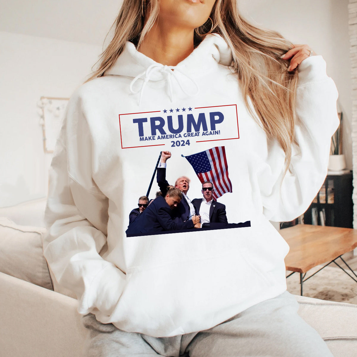 T-shirt « Unis nous sommes forts », T-shirt « Jamais de reddition », T-shirt « Luttons pour l’Amérique », T-shirt « Rassemblement 2024 », T-shirt et sweat à capuche « Luttons, Lutons, Lutons »
