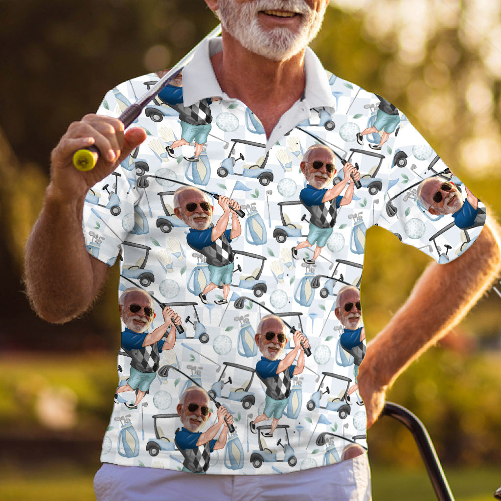 The Best Gift For Golf Dad, Uncle, Husband... - Personalized Golf Polo Shirt