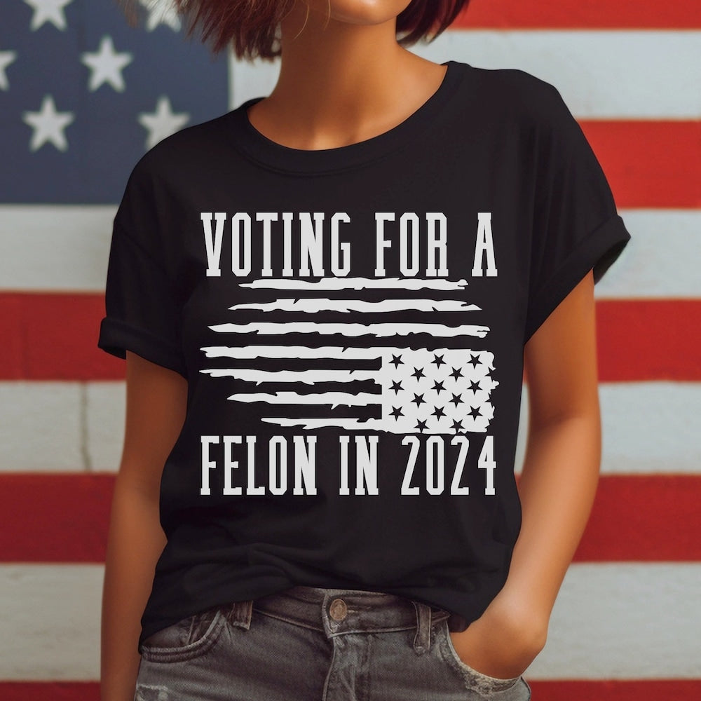 „Wähle den verurteilten Trump 2024“-Shirt, „Nation in Distress“-Flagge-Shirt, „Wähle Trump“-Shirt, „Befreie Trump“-Shirt, „Trump nicht schuldig“-Shirt, Trump-Unterstützungs-T-Shirt & Hoodie