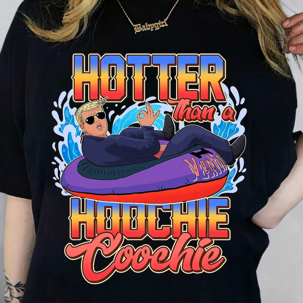 Donald Trump Sommer-Vibe – Heißer als ein Schnösel-Shirt, Trump 2024 T-Shirt, Heißer als ein Schnösel-Shirt, Wahl-Shirt 2024, Amerika-Shirt, T-Shirt & Hoodie