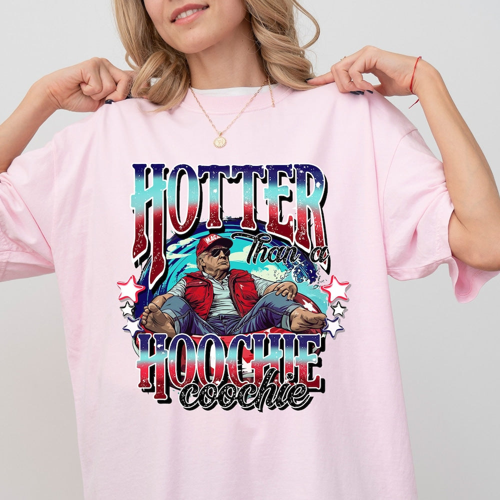 T-shirt viral Trump, T-shirt plus sexy qu'une bimbo, Ambiance estivale Donald Trump, T-shirt Trump 2024, T-shirt élections 2024, T-shirt et sweat à capuche America