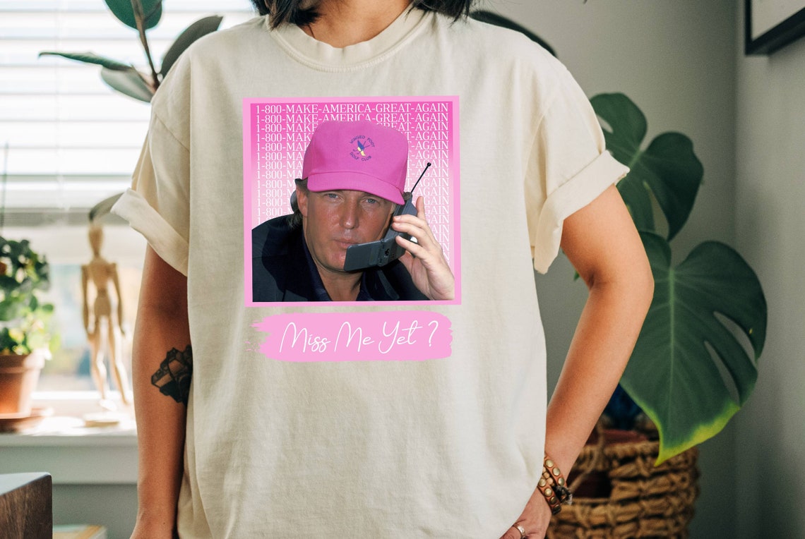 „Miss Me Yet“-T-Shirt, „Make America Great Again“-Shirt, Golf-T-Shirt mit Trump-Motiv, „Trump 2024“-T-Shirt, Lustiges Trump-T-Shirt, T-Shirt und Hoodie für republikanische Mädchen