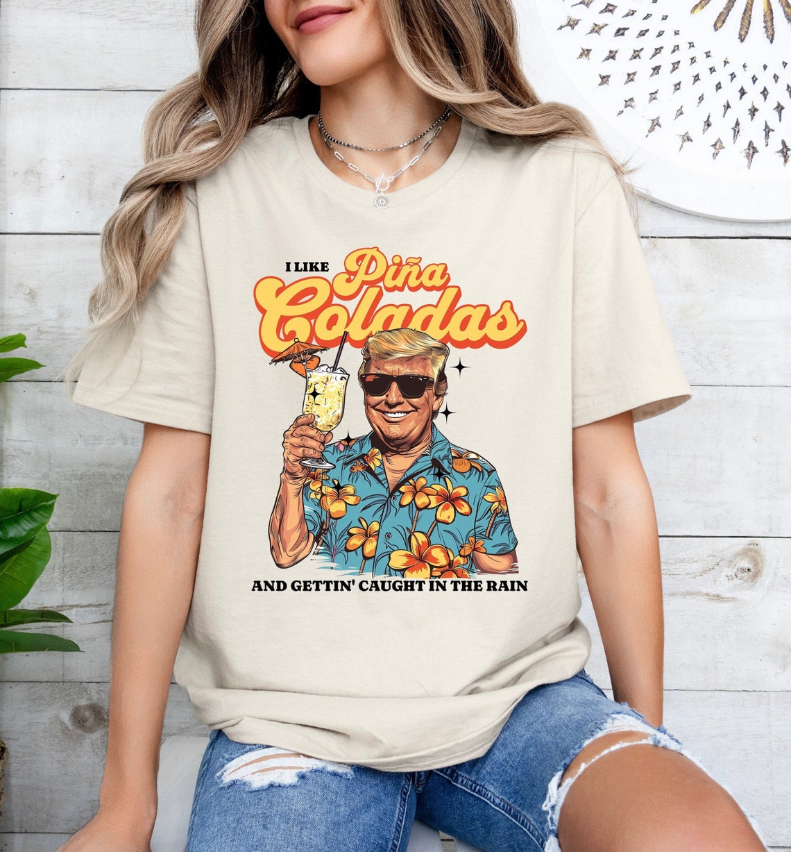 Donald-Daddy-T-Shirt, Pina-Colada-Sommer-Shirt, Trump-Viral-Shirt, Lustiges Trump-T-Shirt, Republikanische T-Shirts & Hoodie