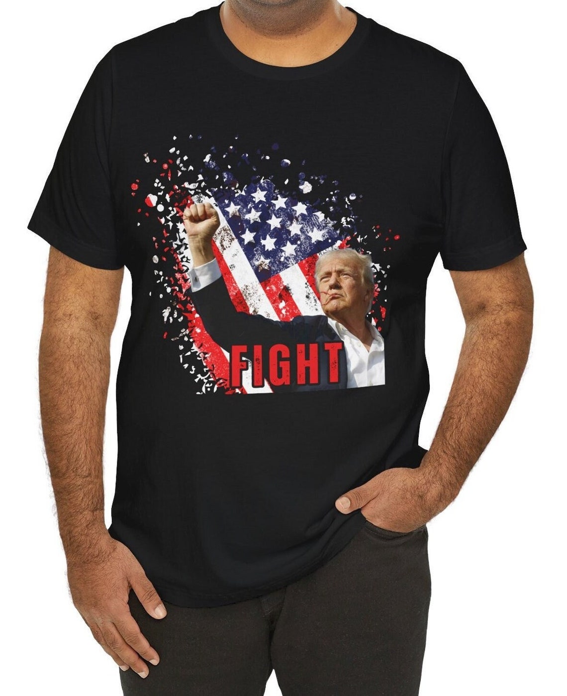 Trump-Flight-Shirt, Republikanischer Parteitag, Trump-Flight-T-Shirt, Trump-Flight-T-Shirt, Ich stehe zu Trump, Donald-Trump-T-Shirt, Trump-Shirt
 T-Shirt & Hoodie