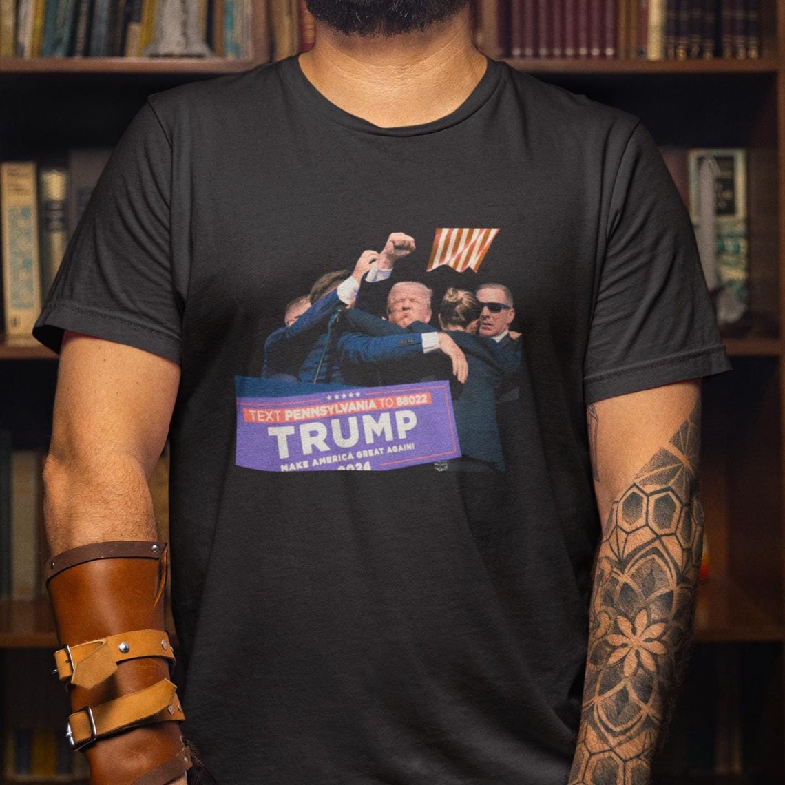 Unisex-Shirt für Trump-Kundgebungen, Trump-Schuss-Shirt, MAGA-Shirt, Wahl-Shirt, „Wähle Trump“-Shirt, Ultra-MAGA-Shirt, Trump-2024-Shirt, T-Shirt & Hoodie
