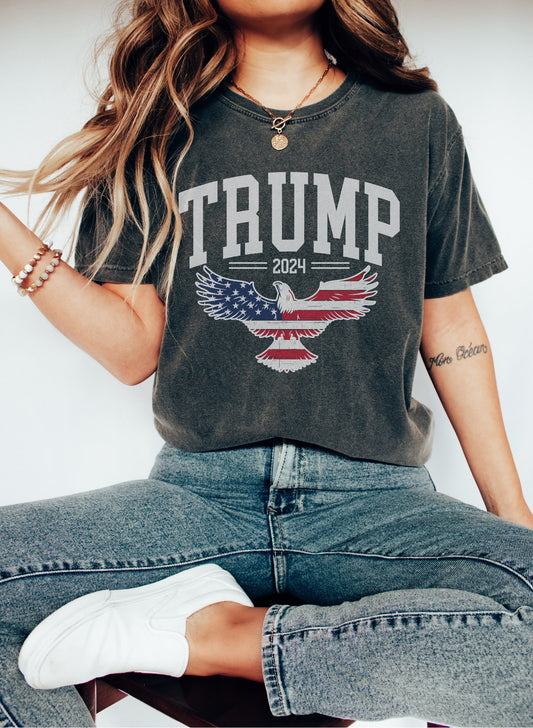 Trump-Shirt, Shirt mit amerikanischer Flagge, Pro-Trump-Shirt, Pro-America-Adler-Shirt, Trump-2024-Shirt, Republikanisches Shirt, MAGA-2024-T-Shirt & Hoodie