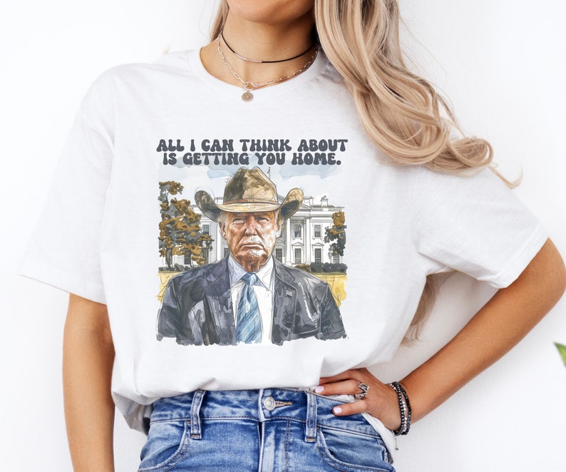 Cowboy-Trump-Western-Shirt 2024 MAGA, Wahl 2024, Trump-Unterstützer-MAGA-T-Shirt, Konservativer Republikaner, Trump-Weißes-Haus-T-Shirt & Hoodie