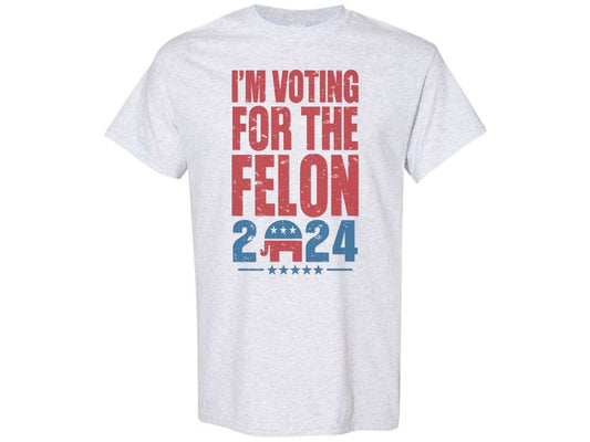 Trump-Shirt, „Ich wähle den Verbrecher“, Wahl-Shirt, Wahl-Shirt 2024, Republikanisches Shirt, Konservatives Shirt, Lustiges Trump-Shirt (T-Shirt & Hoodie)