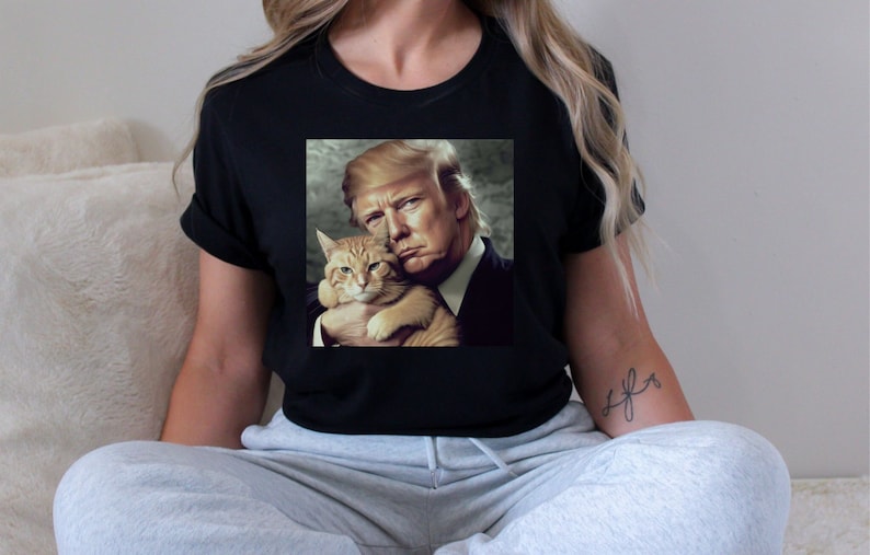 Trump und Katze T-Shirt & Hoodie 0924