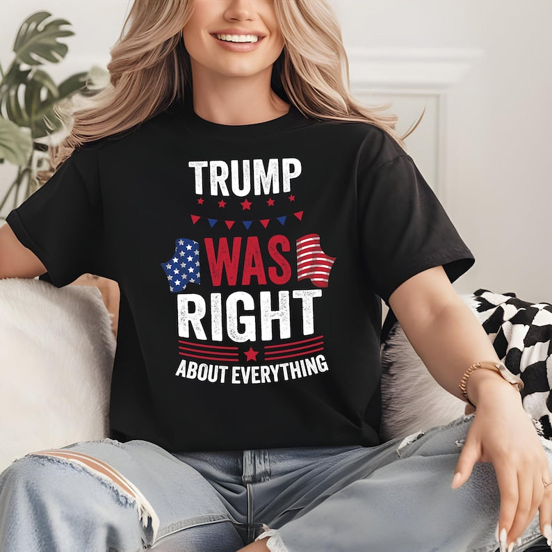 Trump hatte mit allem Recht – T-Shirt & Hoodie 0924