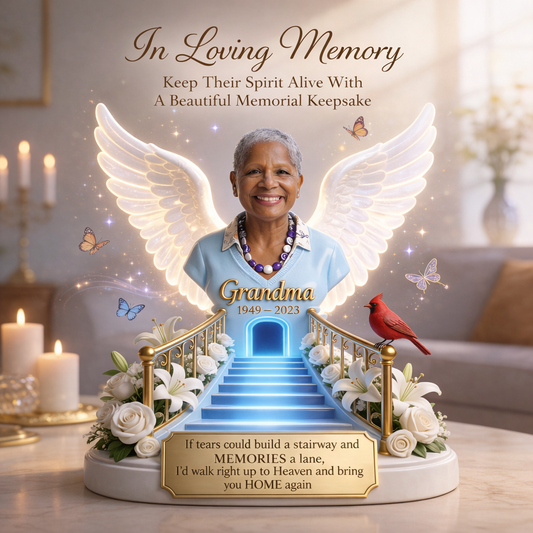 Cadeau commémoratif - Plaque commémorative personnalisée en acrylique.