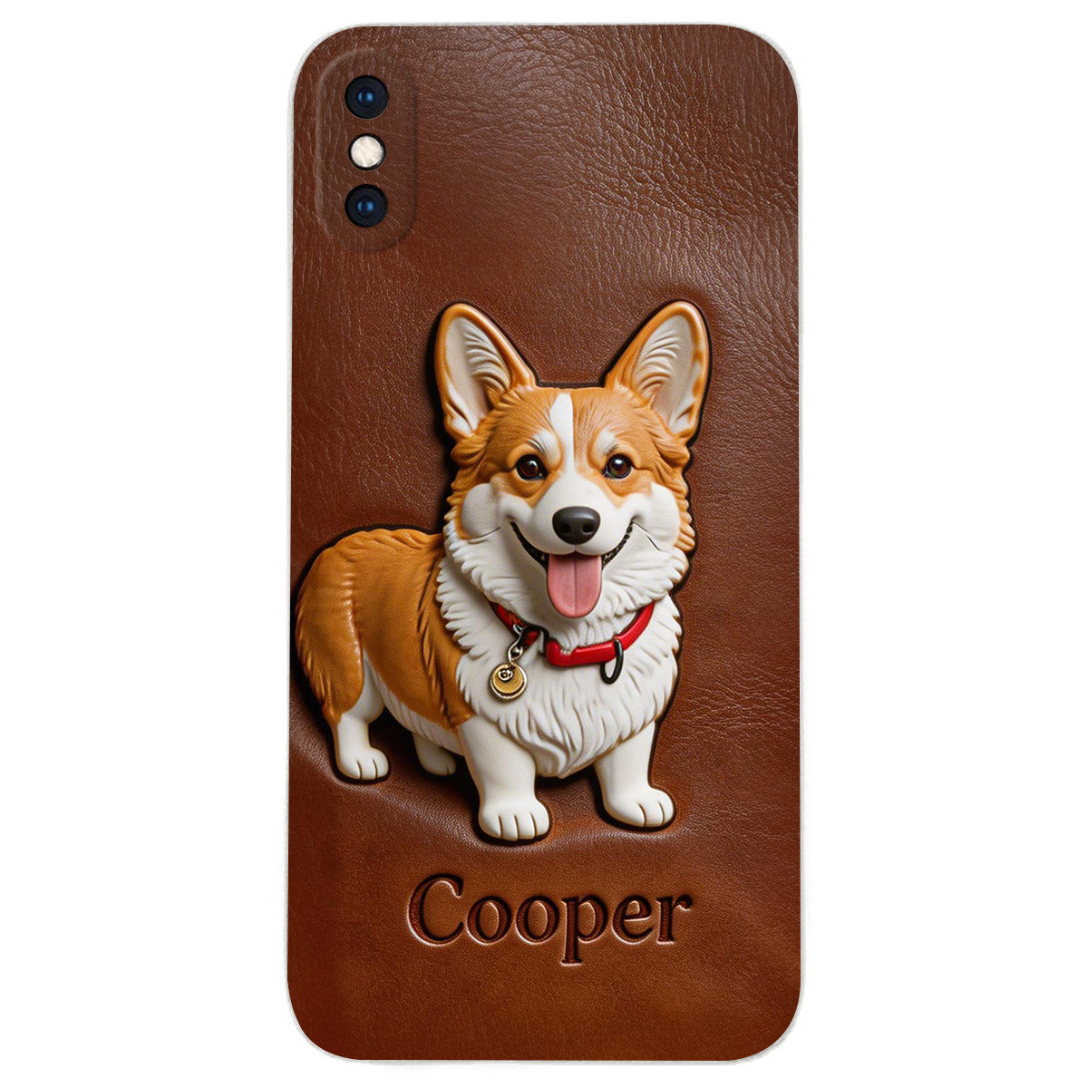 Custom Any Photo - Personalized Dog Leather Phone Case