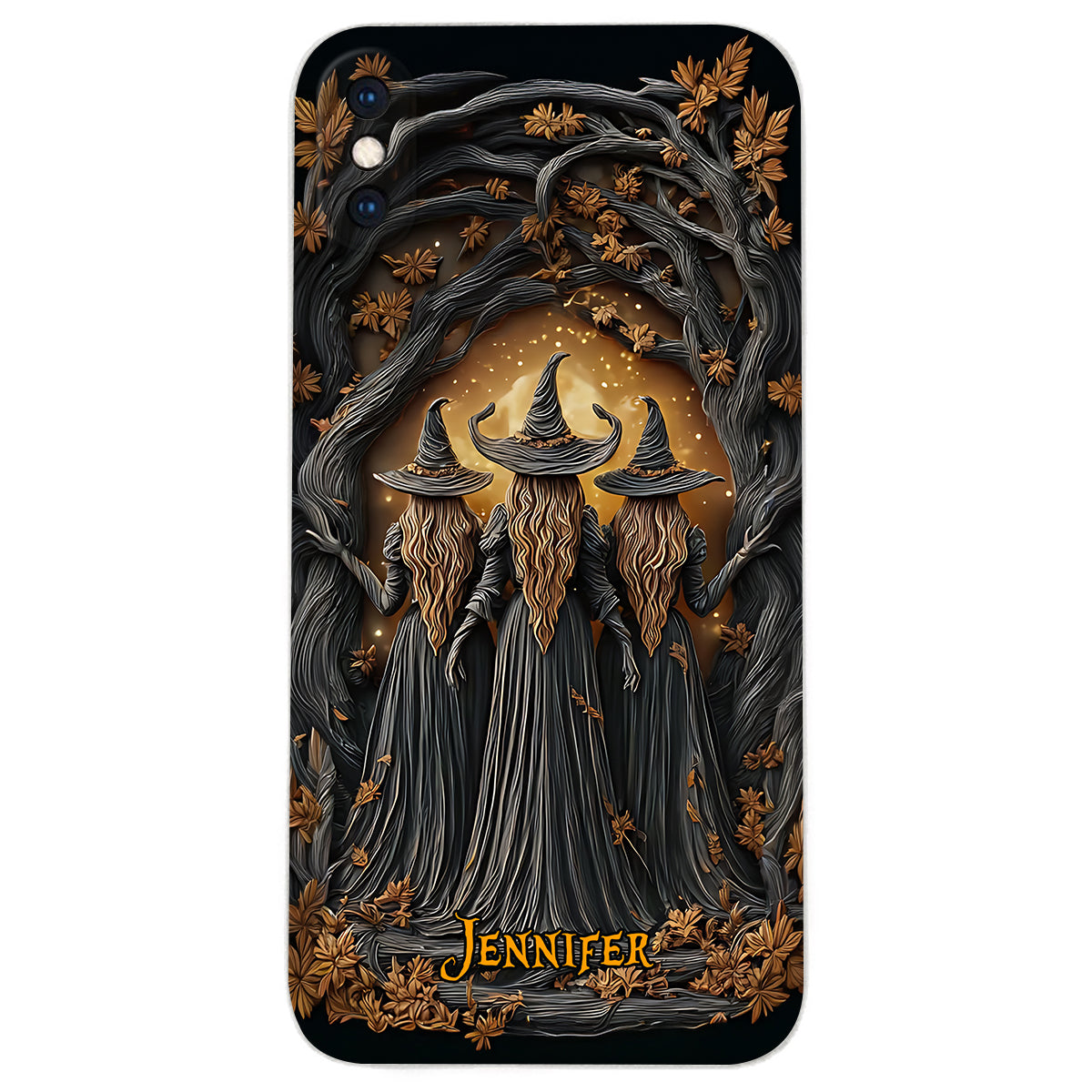 Best Witches - Personalized Witch Leather Phone Case
