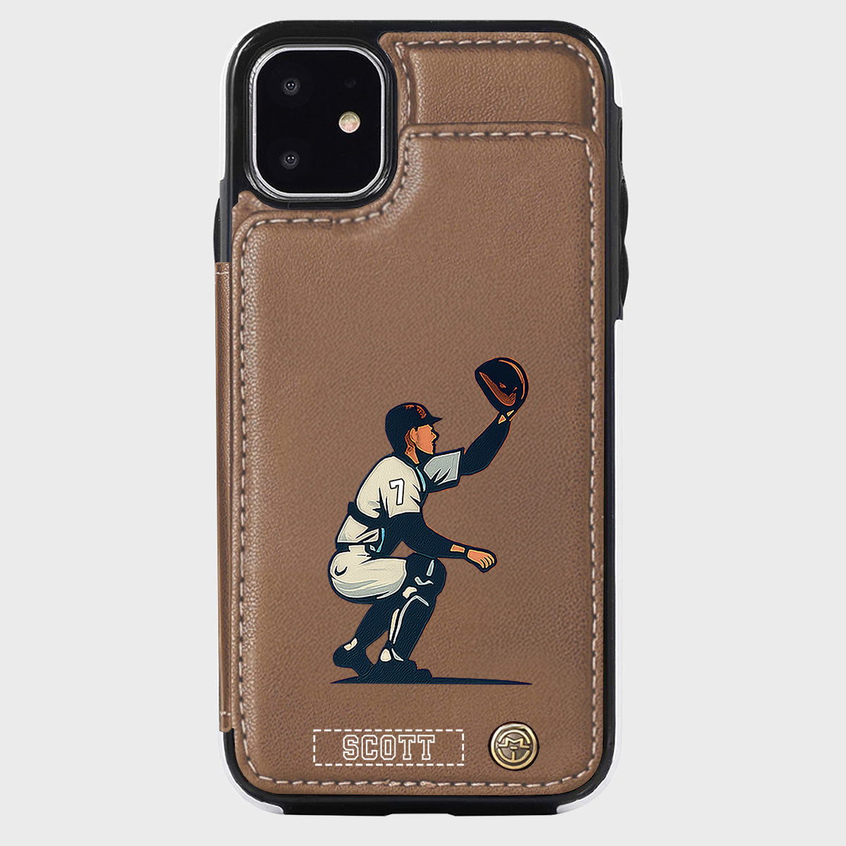 Tis Baseball Season - Personalized Baseball Wallet Phone Case