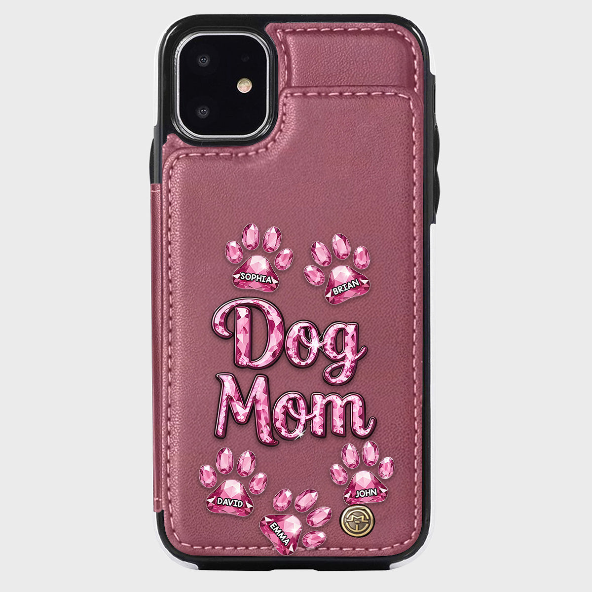 Dog Mom - Personalized Dog Wallet Phone Case