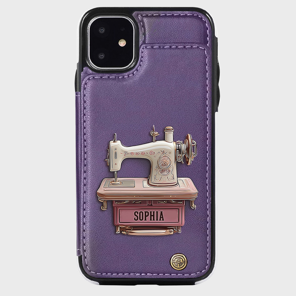 Sewing Machine - Personalized Sewing Wallet Phone Case