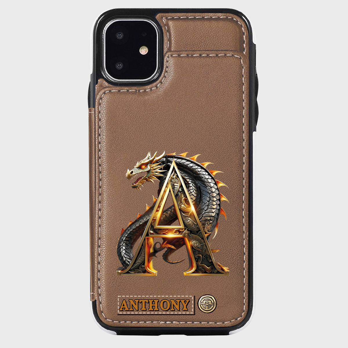 Love Dragons - Personalized Dragon Wallet Phone Case