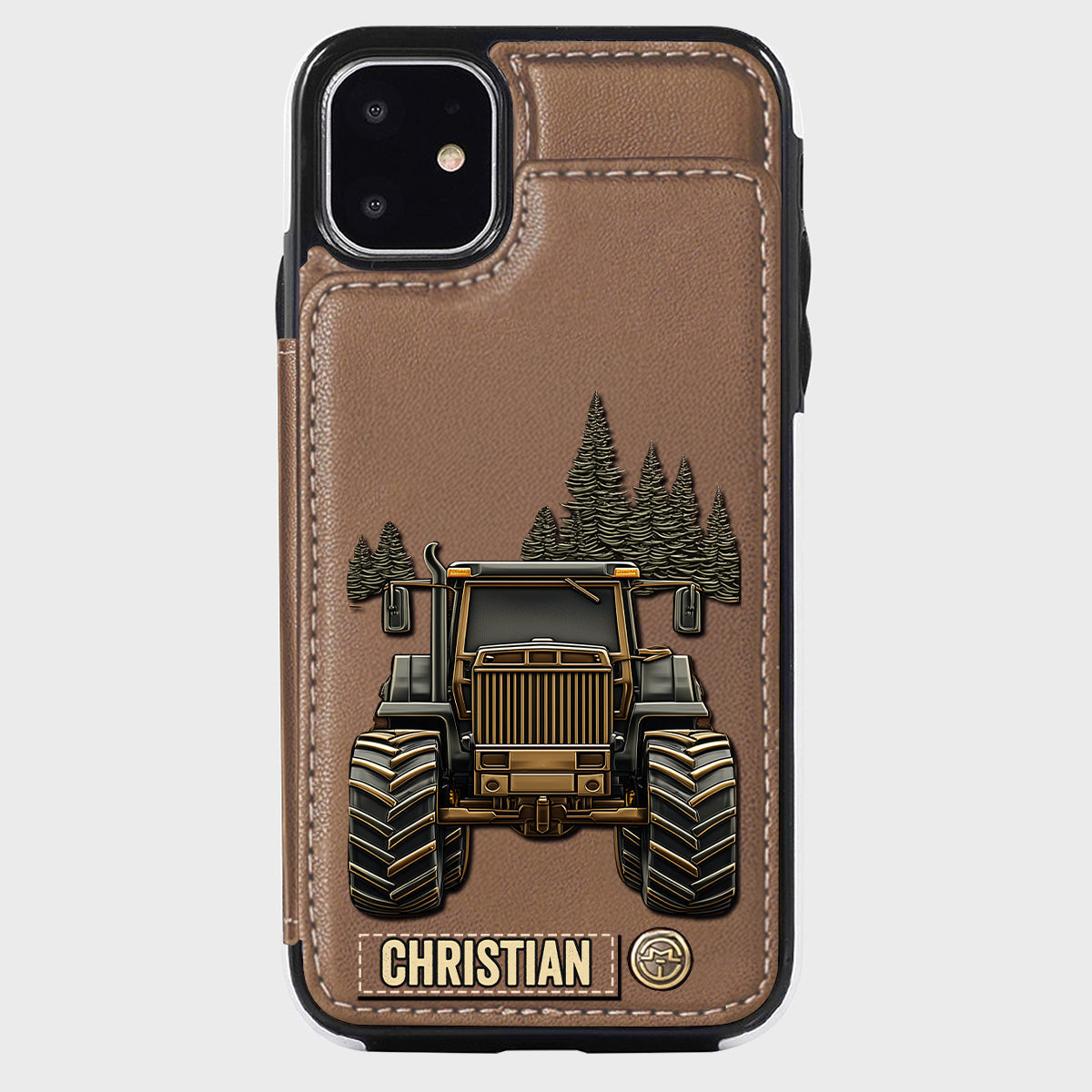 Tractor Ride - Personalized Tractor Wallet Phone Case