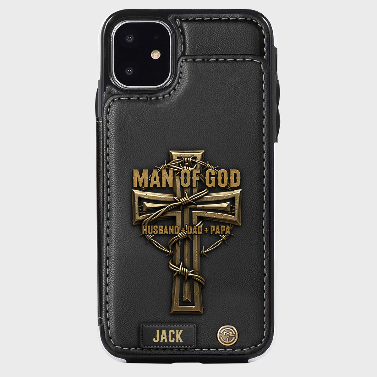 Man Of God - Personalized Christian Wallet Phone Case