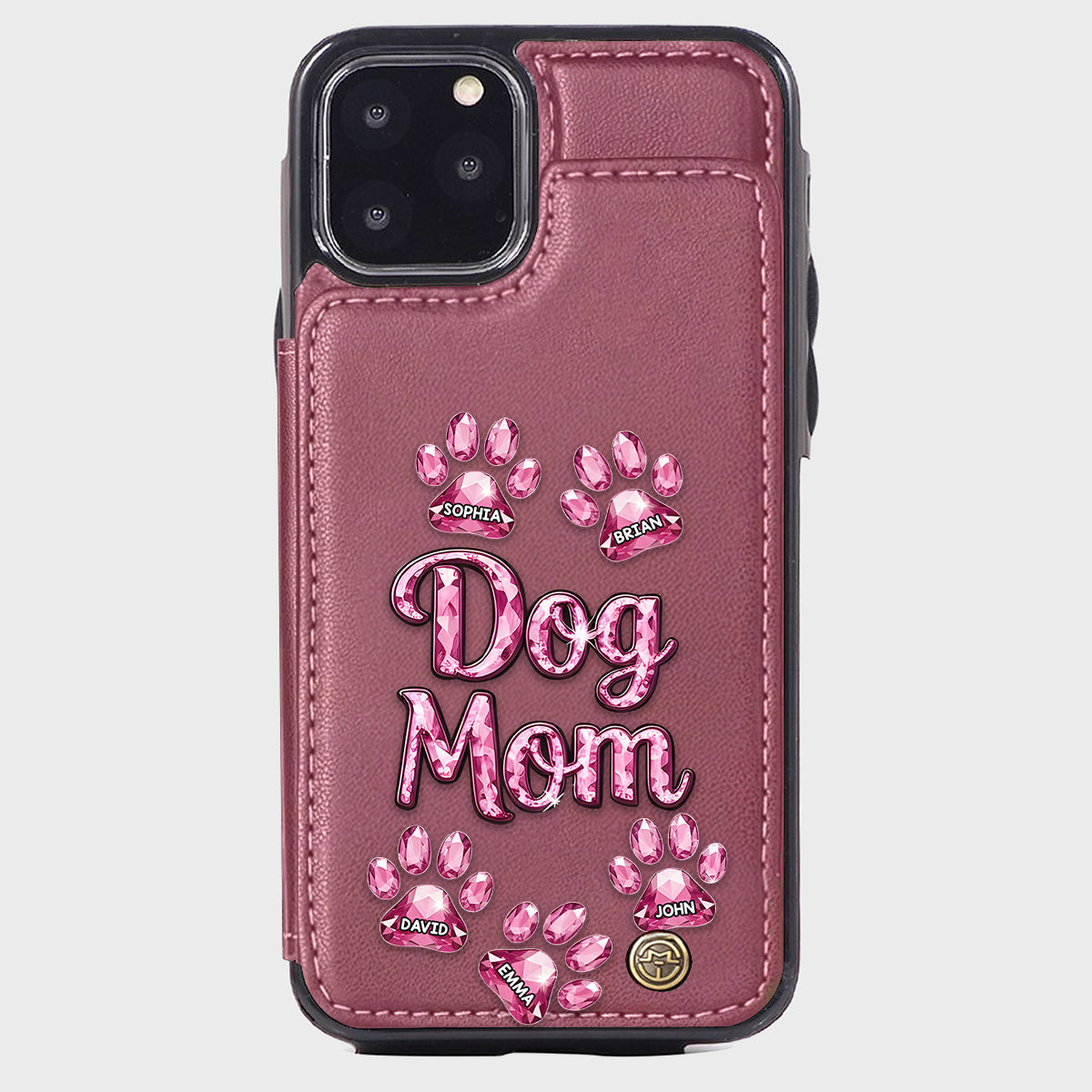 Dog Mom - Personalized Dog Wallet Phone Case