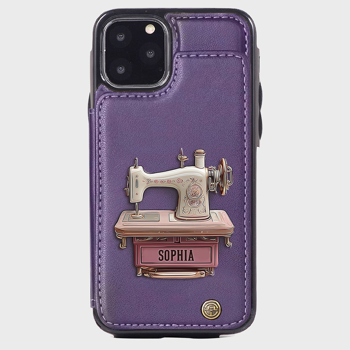 Sewing Machine - Personalized Sewing Wallet Phone Case