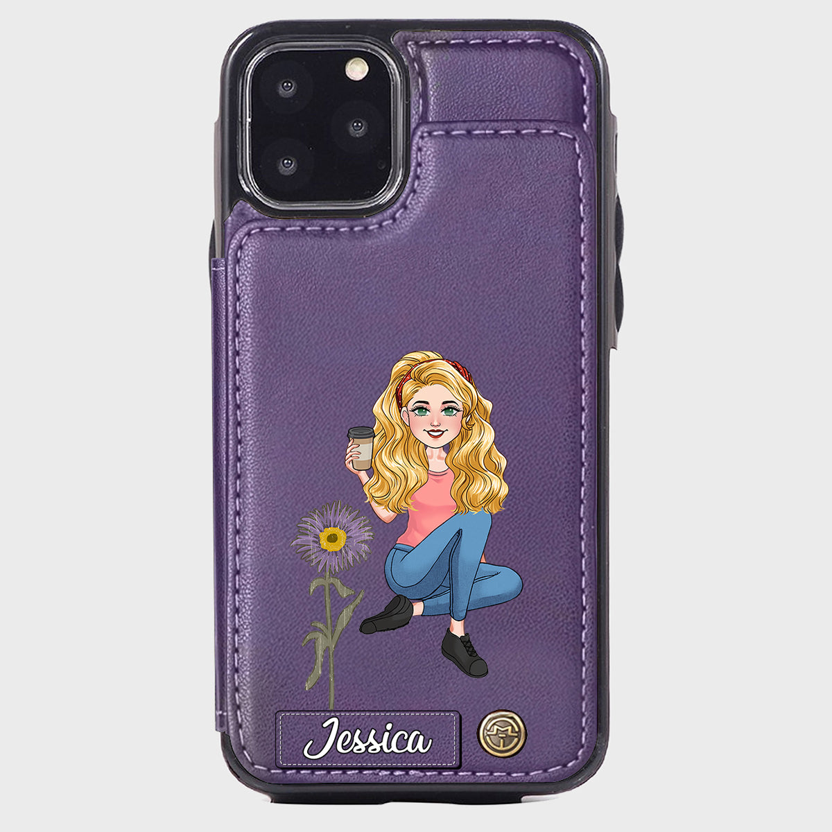 Gift For Friends Birth Month - Personalized Bestie Wallet Phone Case