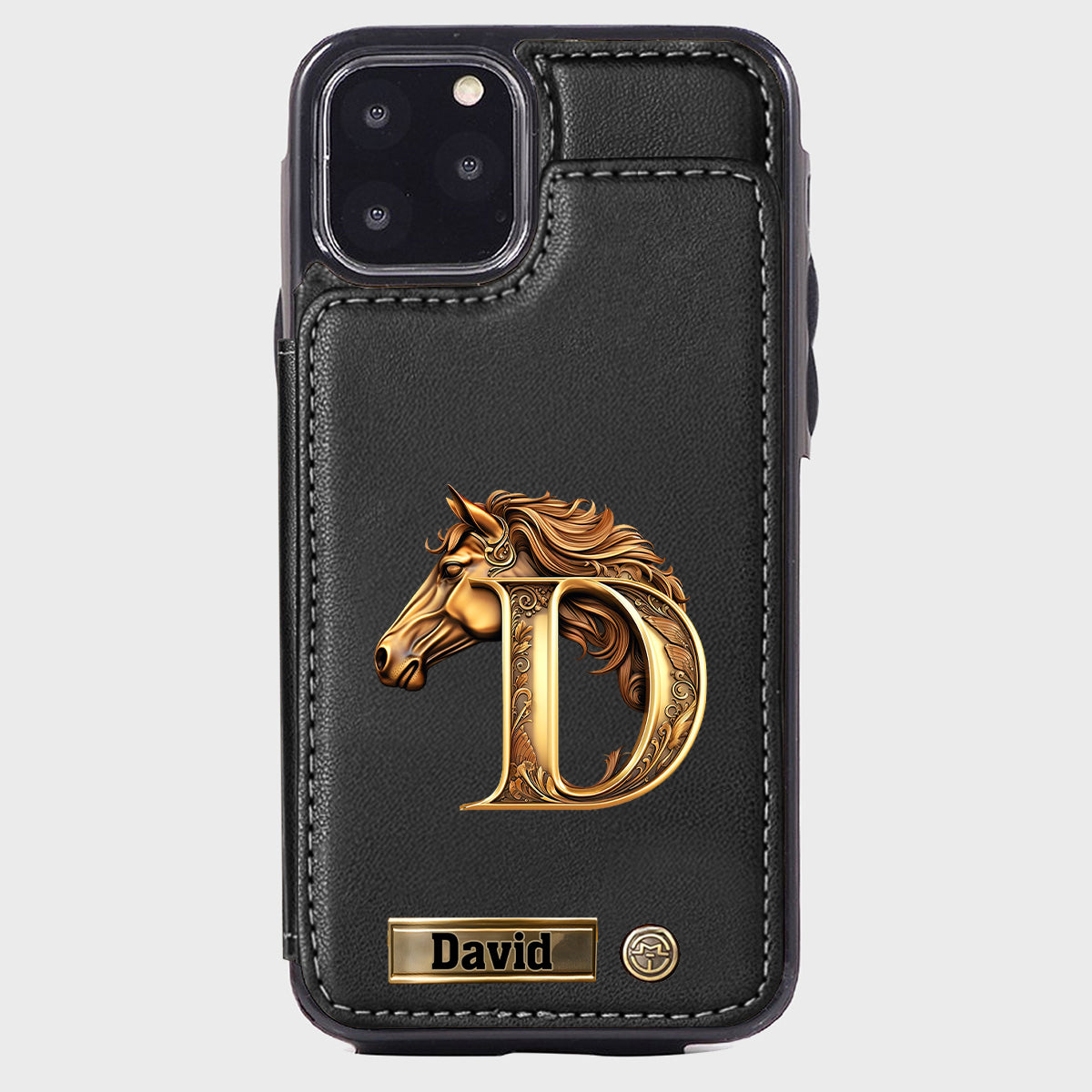 Love Horse - Personalized Horse Wallet Phone Case