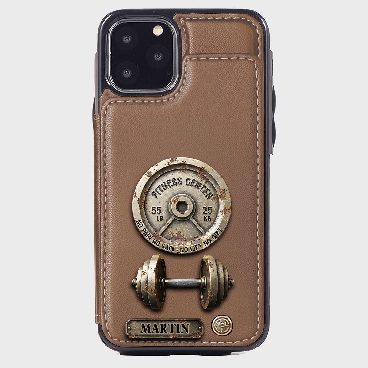 No Pain No Gain - Personalized Fitness Wallet Phone Case