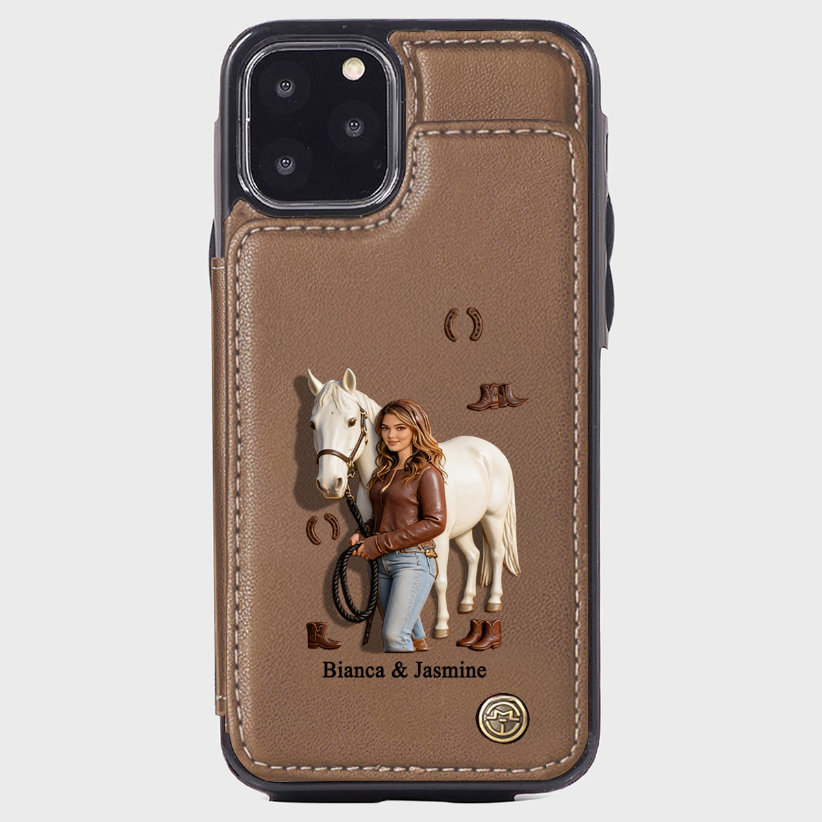 Horse Girl - Personalized Horse Wallet Phone Case