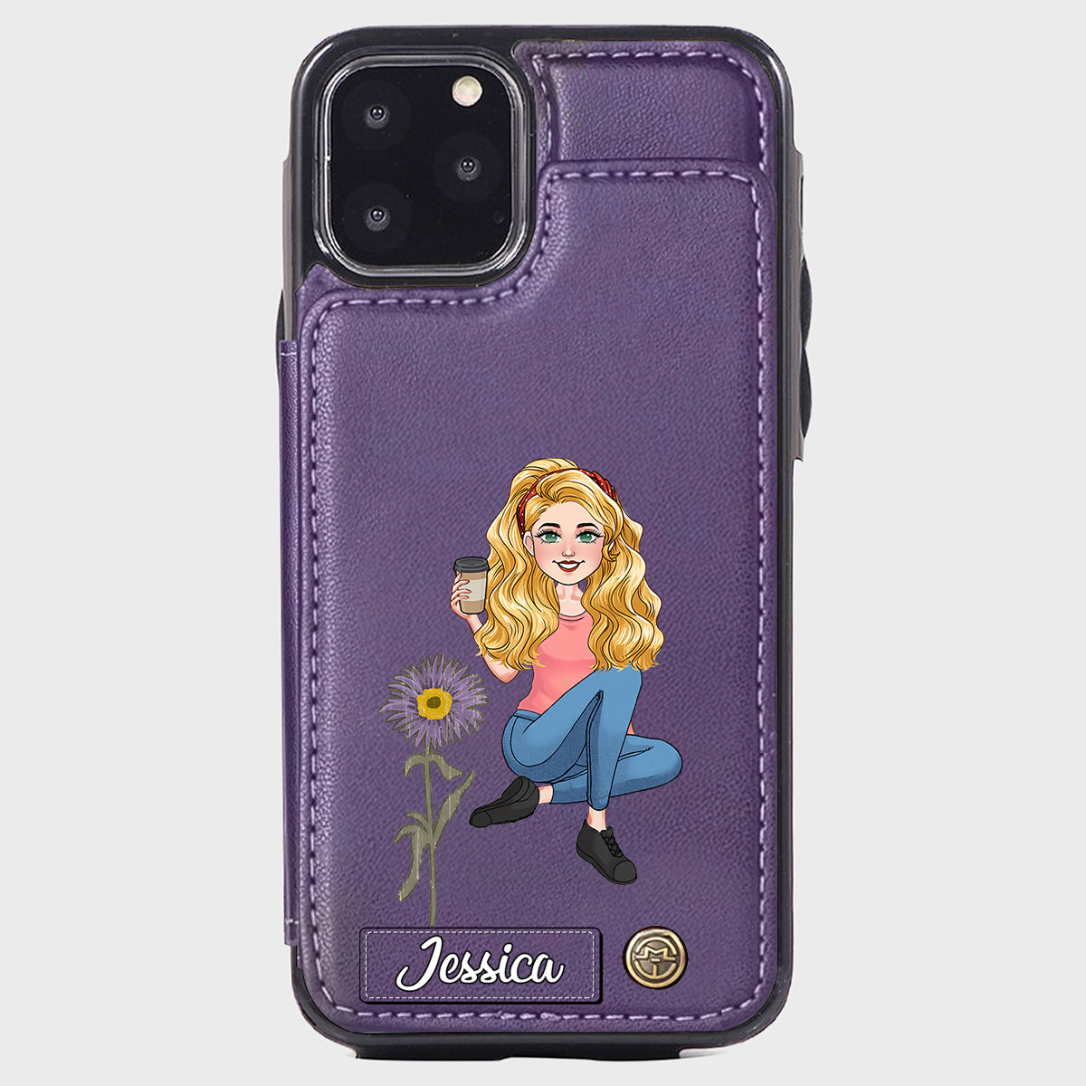 Gift For Friends Birth Month - Personalized Bestie Wallet Phone Case