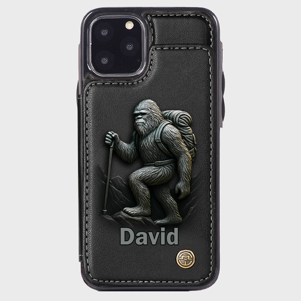 Sasquatch - Personalized Hiking Wallet Phone Case