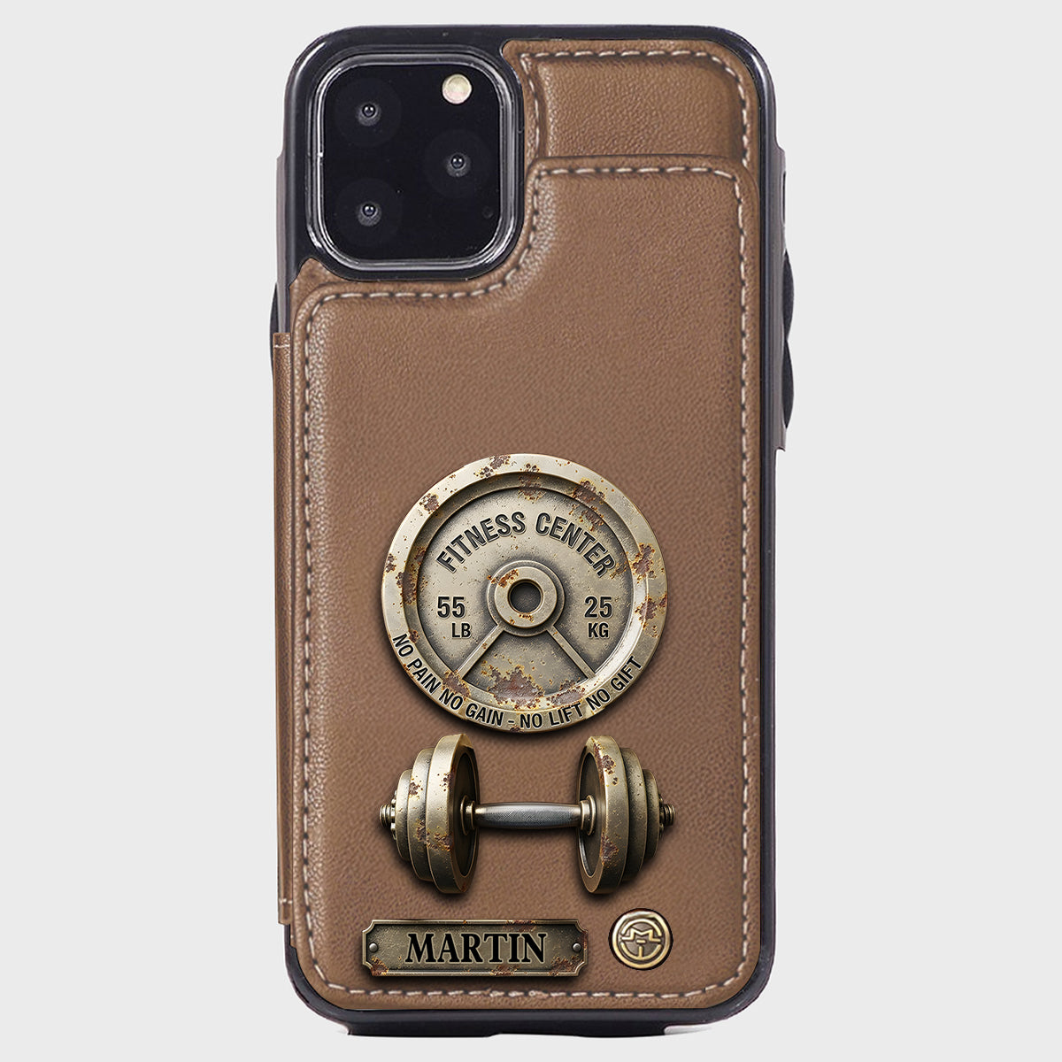 No Pain No Gain - Personalized Fitness Wallet Phone Case