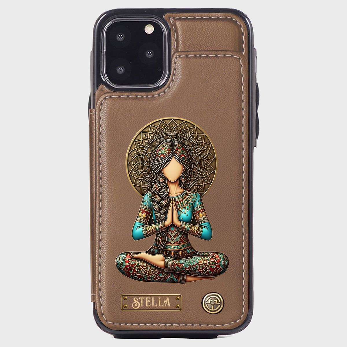 Lose Your Mind Find Your Soul - Personalized Yoga Wallet Phone Case