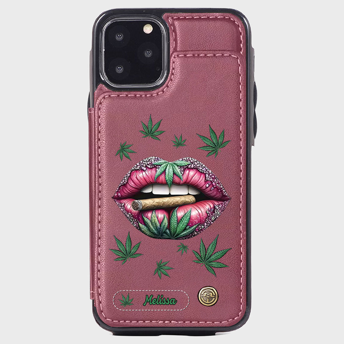 Get High - Personalized Weed Wallet Phone Case