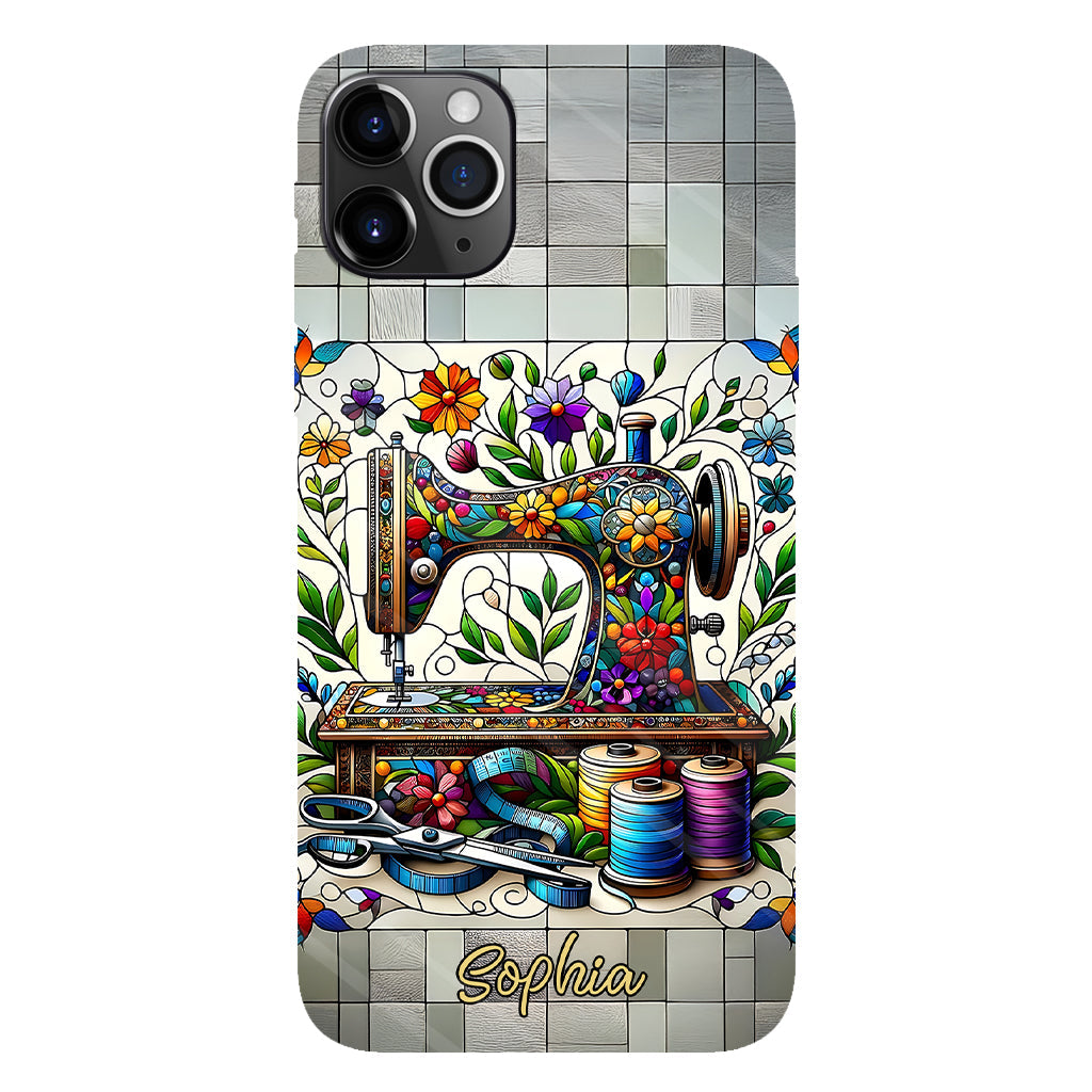 Coque de téléphone personnalisée « Couture » ​​avec imprimé intégral