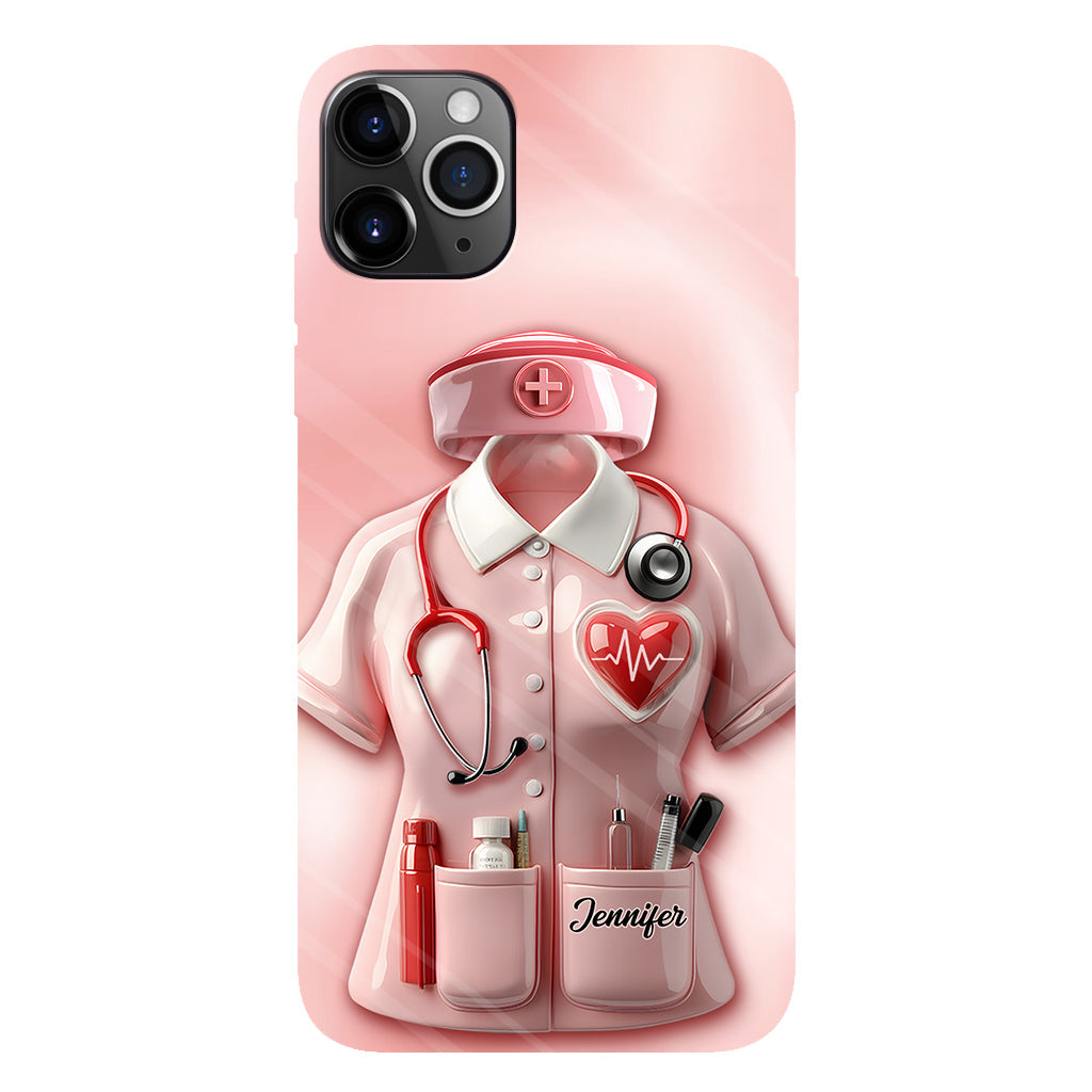 Nurses Are The Heart of Healthcare - Personalized Nurse Full Print Phone Case
