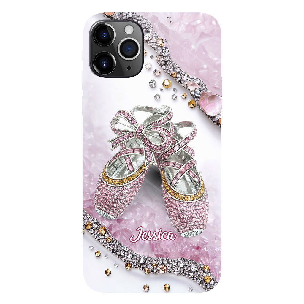 Chaussures de ballet mignonnes - Coque de téléphone personnalisée avec imprimé intégral de ballerine
