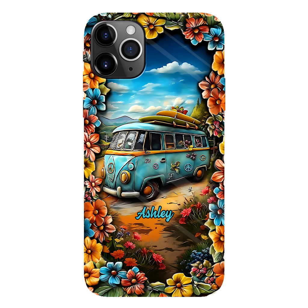 Hippie Van - Personalized Hippie Full Print Phone Case