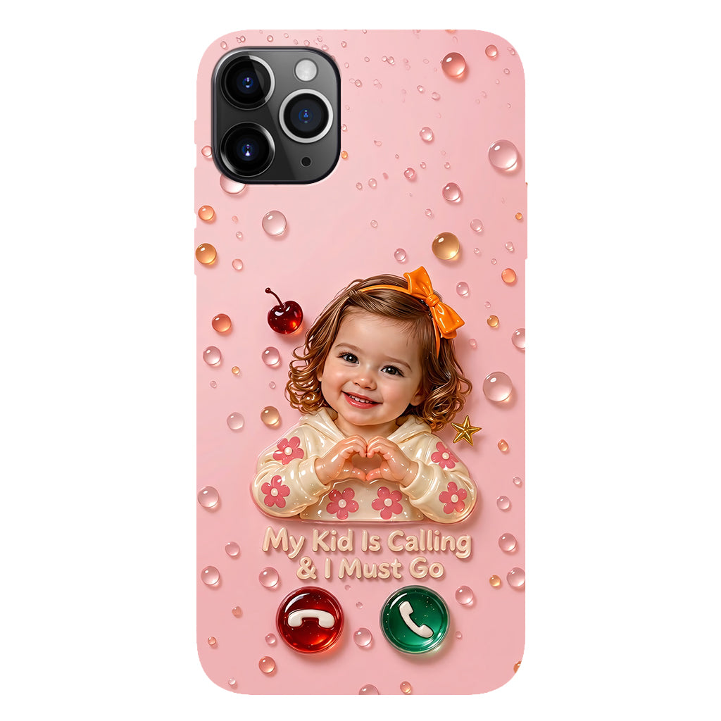 Mes enfants appellent et je dois y aller - Coque de téléphone personnalisée