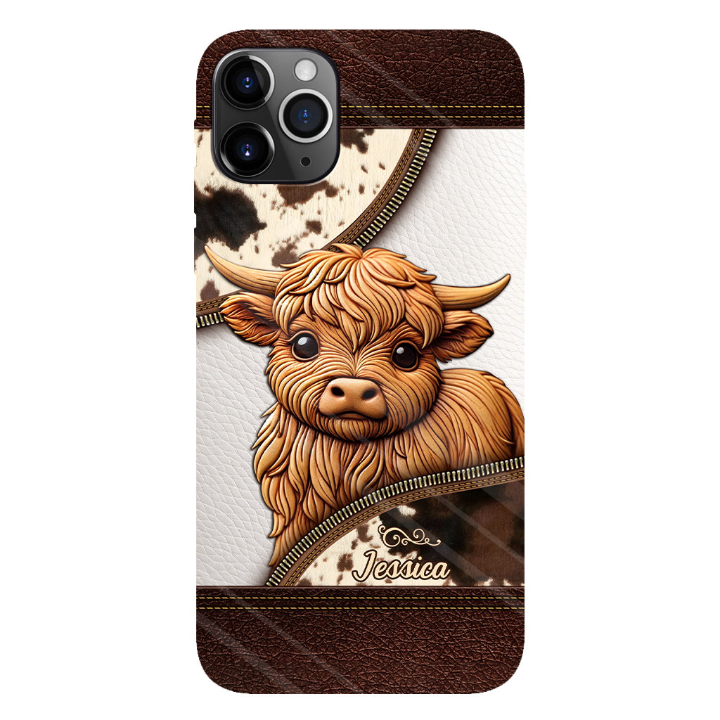 Love Highland Cows - Personalized Full Print Phone Case