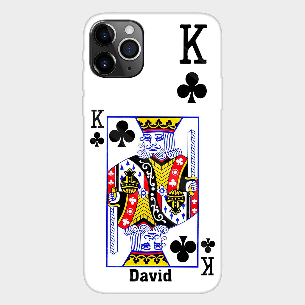 King And Queen - Personalized Couple Full Print Phone Case