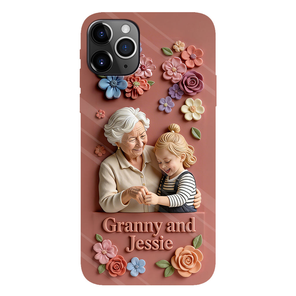Perfect Gift For Her - Personalized Grandma Full Print Phone Case