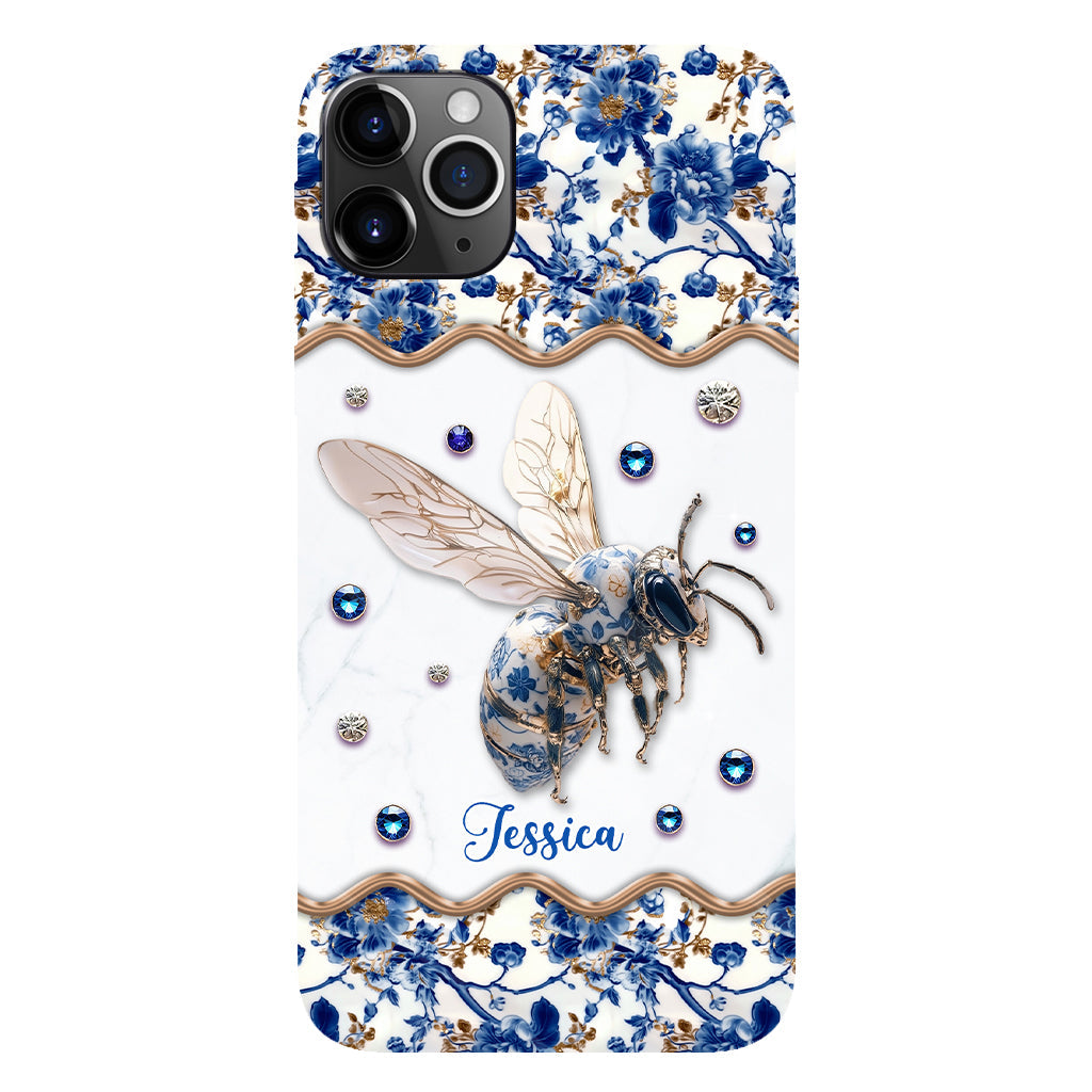 Toile de Jouy Abeille - Coque de téléphone personnalisée avec imprimé abeille