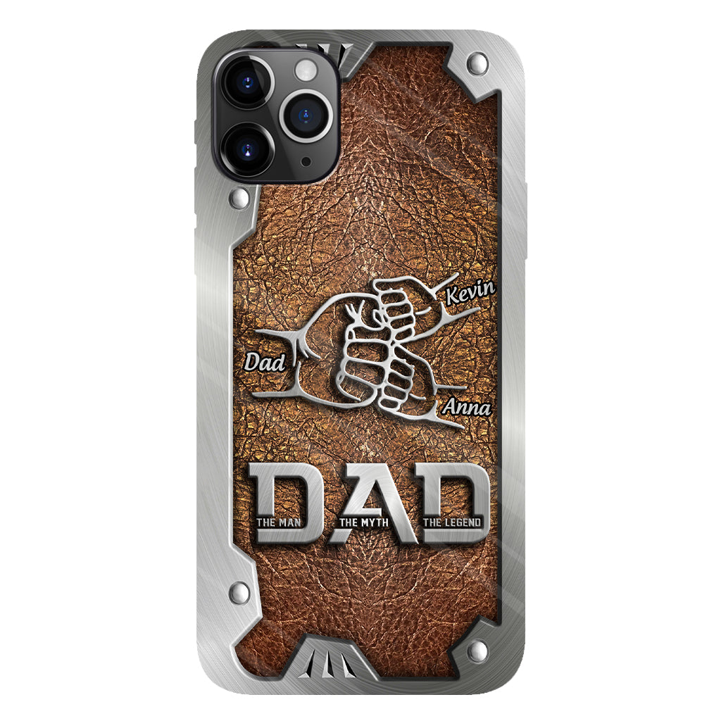 Dad The Man The Myth The Legend First Bump - Personalized Father Full Print Phone Case