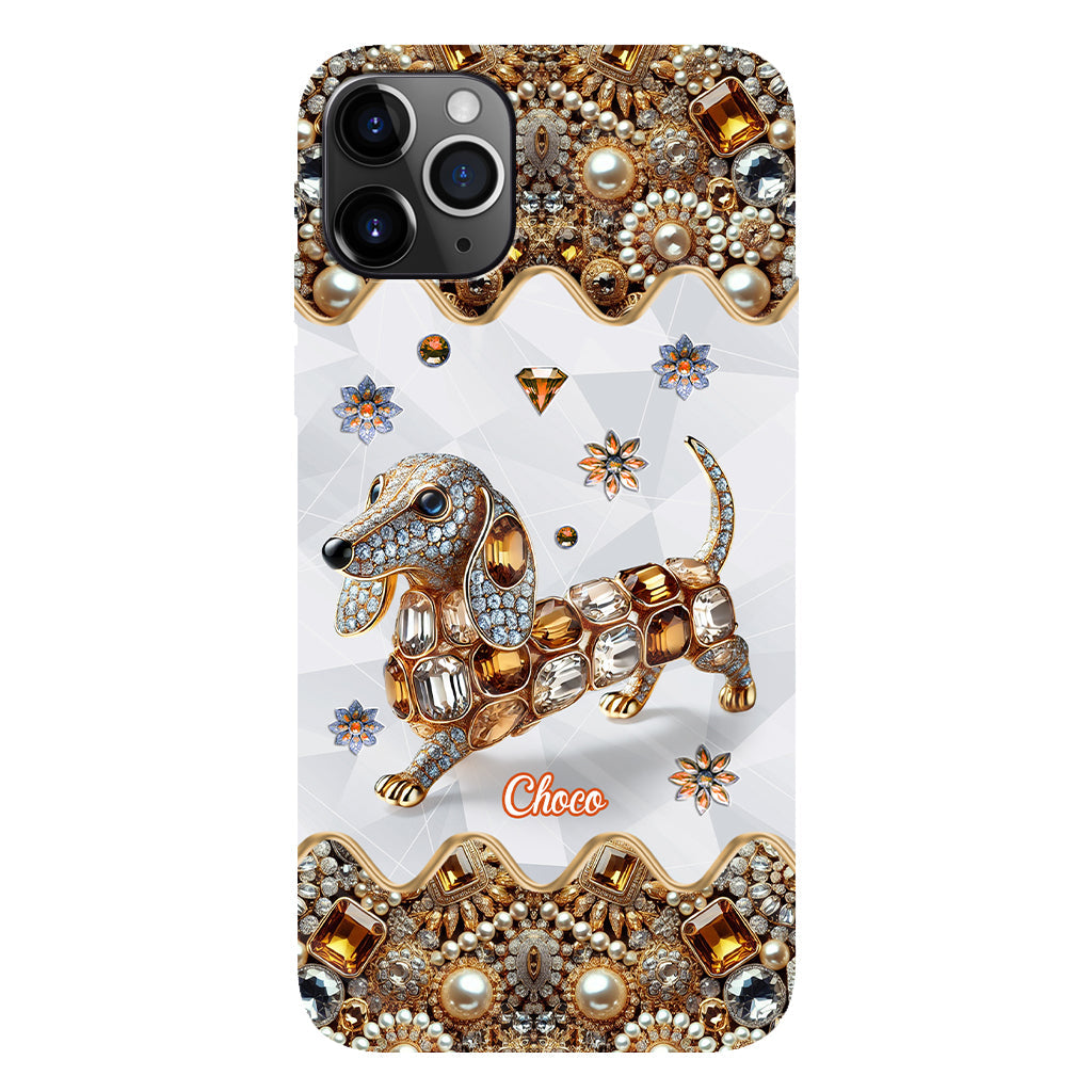Love Dachshunds - Personalized Dog Full Print Phone Case