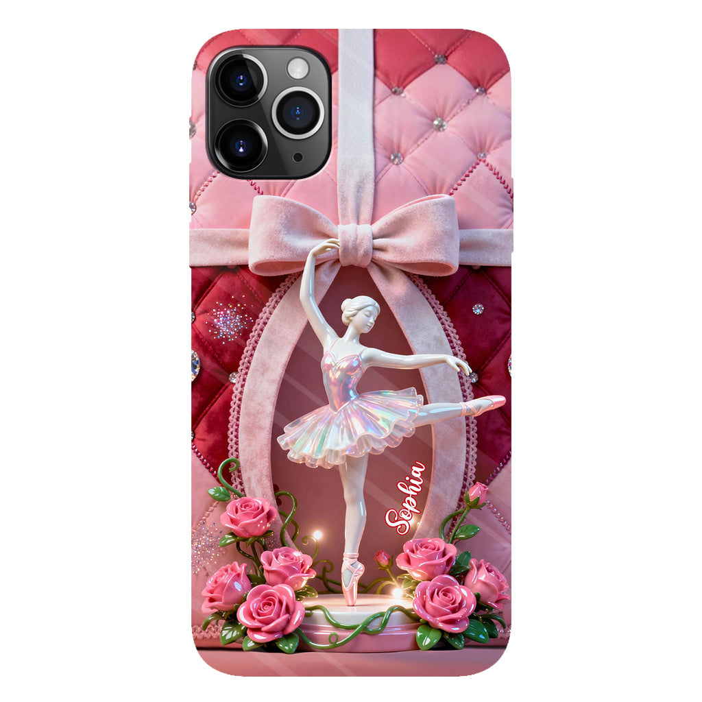 Just A Girl Who Loves To Dance - Personalized Ballet Full Print Phone Case